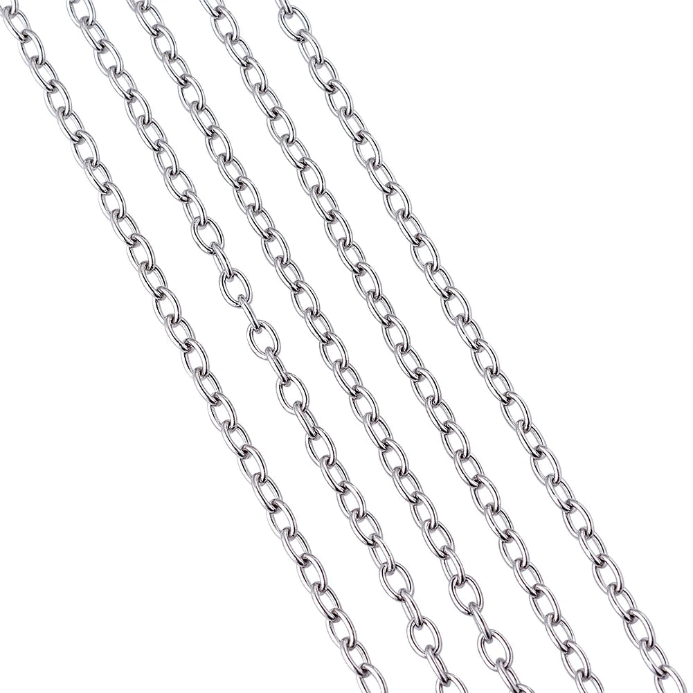 Stainless Steel Cable Chains for Jewelry Making