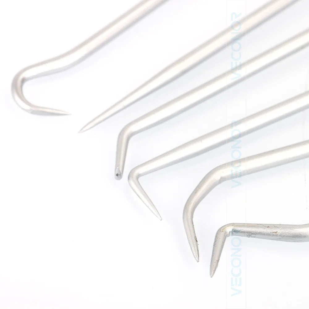 6PCS Pick Hook Set Durable Extra Long O-Ring and Seal Remover