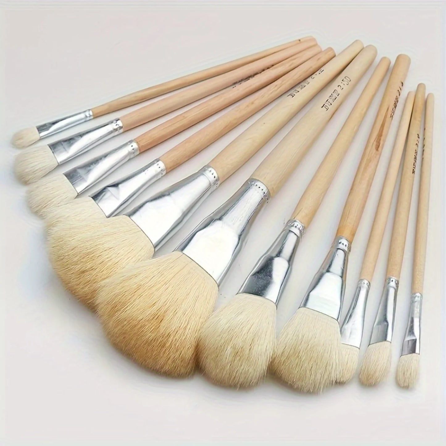 High-Quality Soft Goat Hair Round Paintbrushes