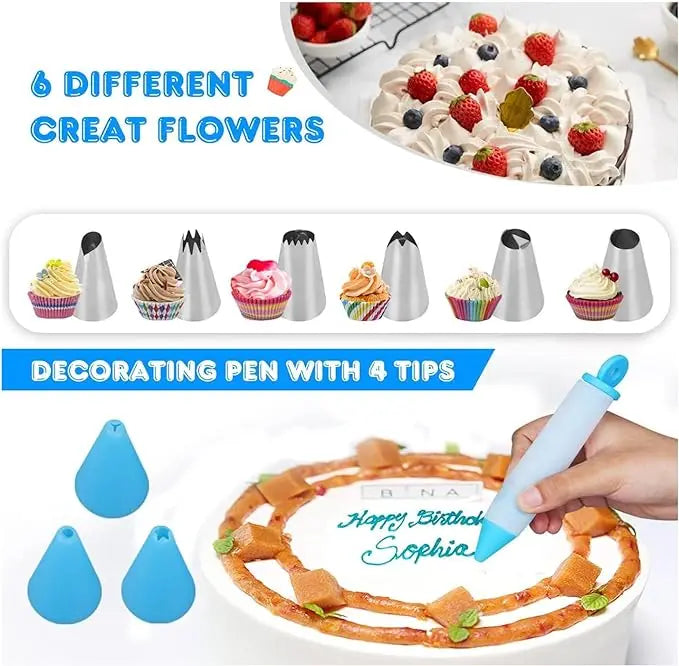 554PCS Cake Making Kit-Silicone Lollipop Molds