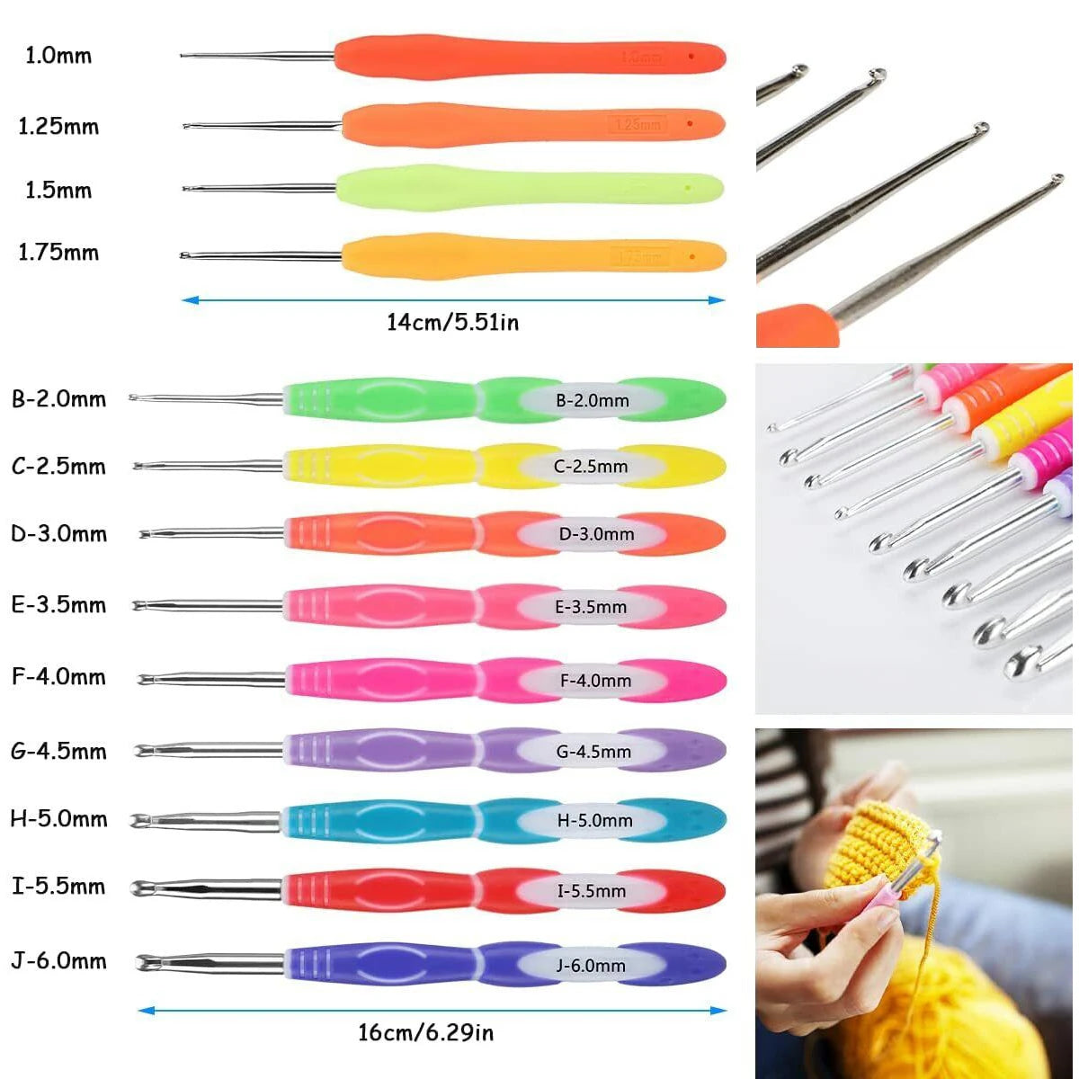 Crochet Hook Set with Case